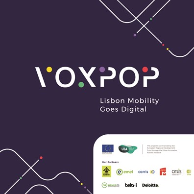 Imagem com o descritivo: VoxPop Lisbon Mobility Goes Digital