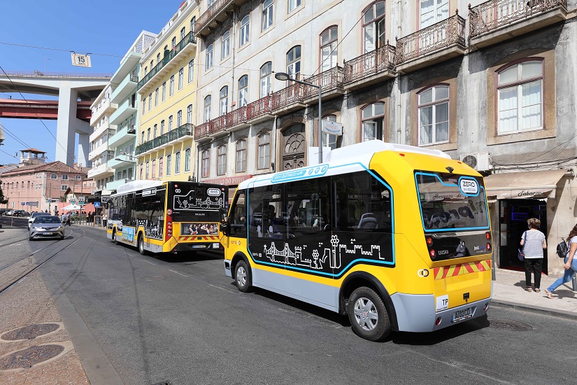 autocarro mini eletrico em testes