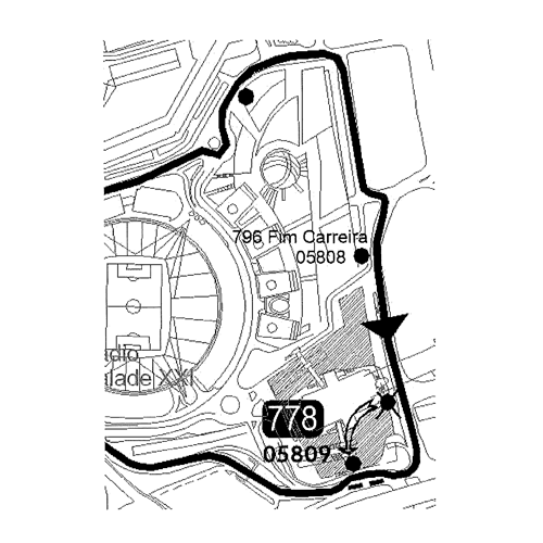 mapa alteração terminal 778 a partir 3 novembro