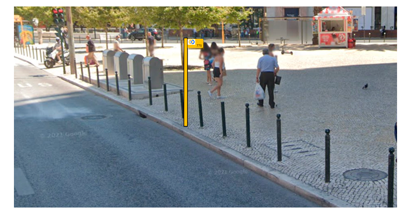 Fotografia paragem Amoreiras carreira 771